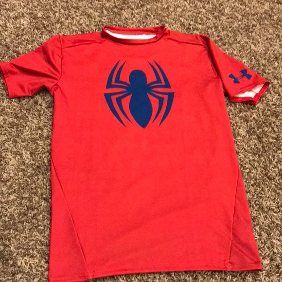 under armour spiderman shirt